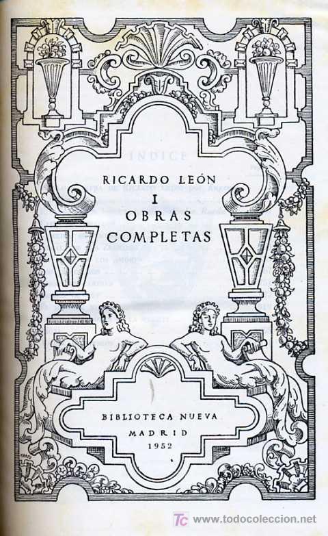Libros de segunda mano: OBRAS COMPLETAS  (L-397) - Foto 1