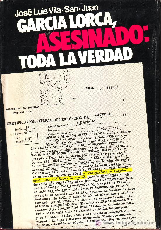 Libros de segunda mano: garc&iacute;a lorca asesinado: toda la verdad. - Foto 1