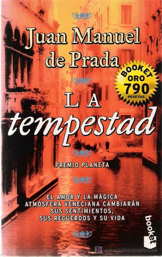 Libros de segunda mano: La tempestad / Juan Manuel de Prada- Premio Planeta 1997 - Foto 1