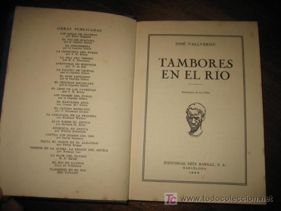 Libros de segunda mano: TAMBORES EN EL RIO - Foto 2