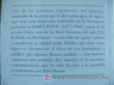 Libros de segunda mano: Los muertos / James Joyce - Foto 2
