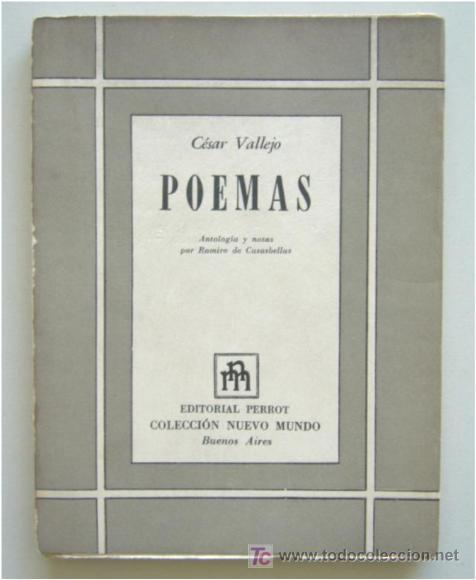 Libros de segunda mano: C&eacute;sar, VALLEJO: POEMAS. Primera edici&oacute;n - Foto 1