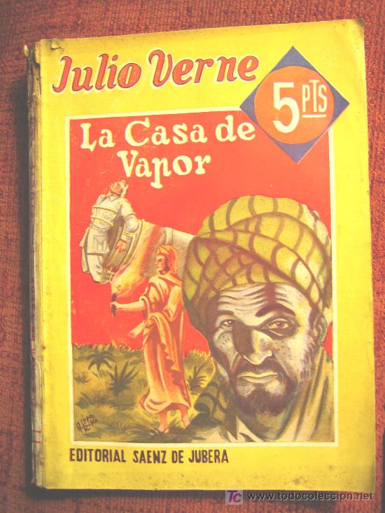 Libros de segunda mano: LA CASA DE VAPOR, JULIO VERNE, EDIT. SAENZ JUBERA. - Foto 1