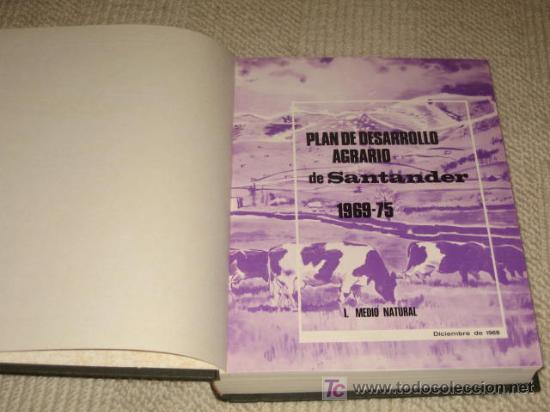 Libros de segunda mano: Plan de Desarrollo Agrario de Santander 1969-75. Cantabria - Foto 4