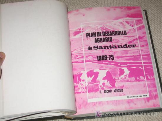 Libros de segunda mano: Plan de Desarrollo Agrario de Santander 1969-75. Cantabria - Foto 2