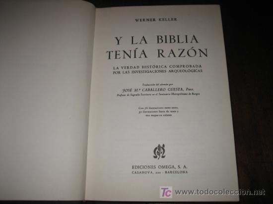Libros de segunda mano: Y LA BIBLIA TENIA RAZON - Foto 3
