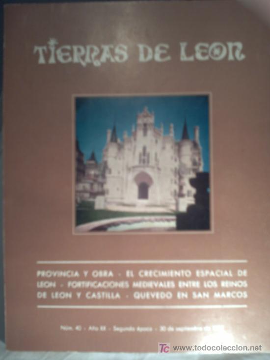 Libros de segunda mano: TIERRAS DE LEON, N&ordm; 40 - (Septiembre 1980) - Foto 1