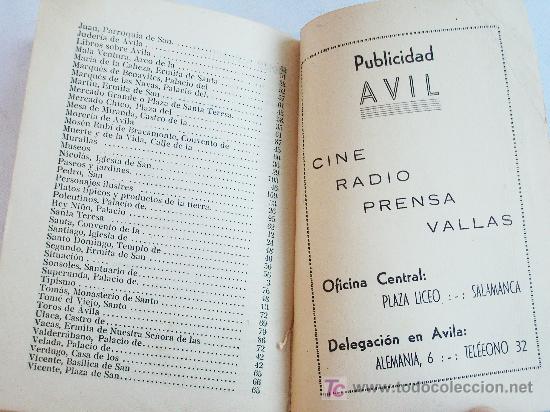 Libros de segunda mano: Gu&iacute;a de &Aacute;vila. Luis Belmonte y Antonio de la Cruz. - Foto 3