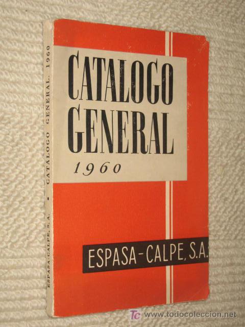 Libros de segunda mano: Cat&aacute;logo general 1960, de Editorial Espasa Calpe, S.A. - Foto 1
