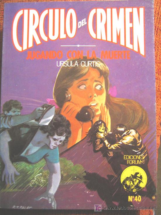 Libros de segunda mano: JUGANDO CON LA MUERTE, URSULA CURTIS - CIRCULO DEL CRIMEN N&ordm; 40 - EDIT. FORUM. - Foto 1