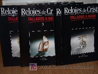 Libri di seconda mano: Primeros 28 fasc&iacute;culos de la colecci&oacute;n Relojes de cristal tallados a mano en Barcelona 2004