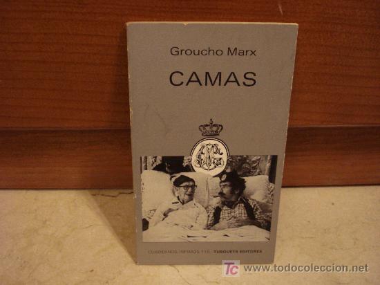 Libros de segunda mano: GROUCHO MARX - CAMAS - TUSQUETS 1984 - Foto 1