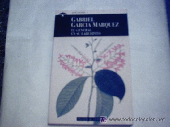 Libros de segunda mano: EL GENERAL EN SU LABERINTO DE GABRIEL GARC&Iacute;A M&Aacute;RQUEZ