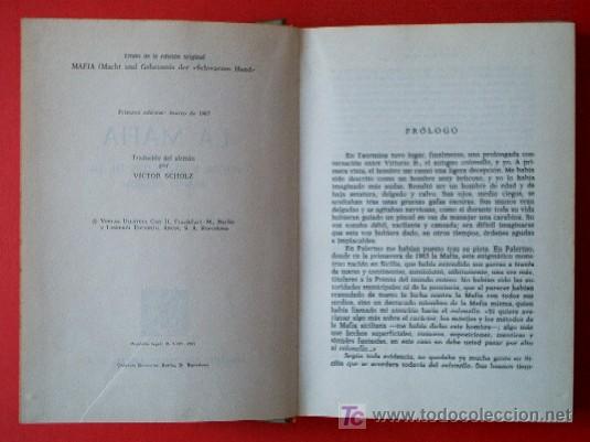 Libros de segunda mano: LA MAFIA - PODER Y SECRETOS DE LA MANO NEGRA - PRIMERA EDICION 1967 - Foto 4