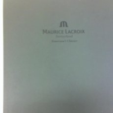 Libros de segunda mano: RELOJES MAURICE LACROIX.-LIBRO DE LUJO ILUSTRATIVO