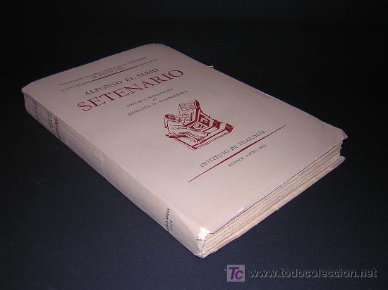 Libros de segunda mano: 1945 - ALFONSO EL SABIO - SETENARIO - Foto 1