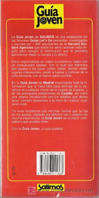 Libros de segunda mano: MADRID CASTILLA. GUIA JOVEN. SALIMOS EDITORA. 1989. - Foto 2