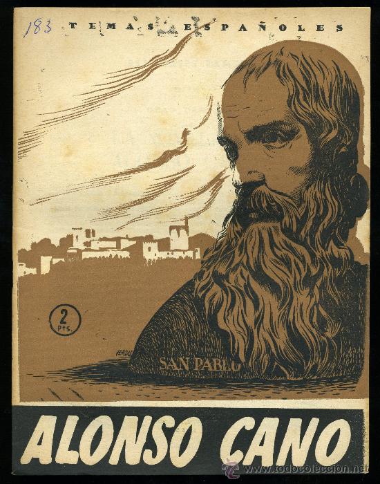 Libros de segunda mano: TEMAS ESPA&Ntilde;OLES, ALONSO CANO. N 183, 1.955 - Foto 1