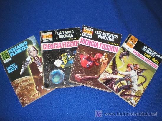 Libros de segunda mano: BOLSILIBROS BRUGUERA  - 4 NUMEROS - LUCKY MARTY - Foto 1