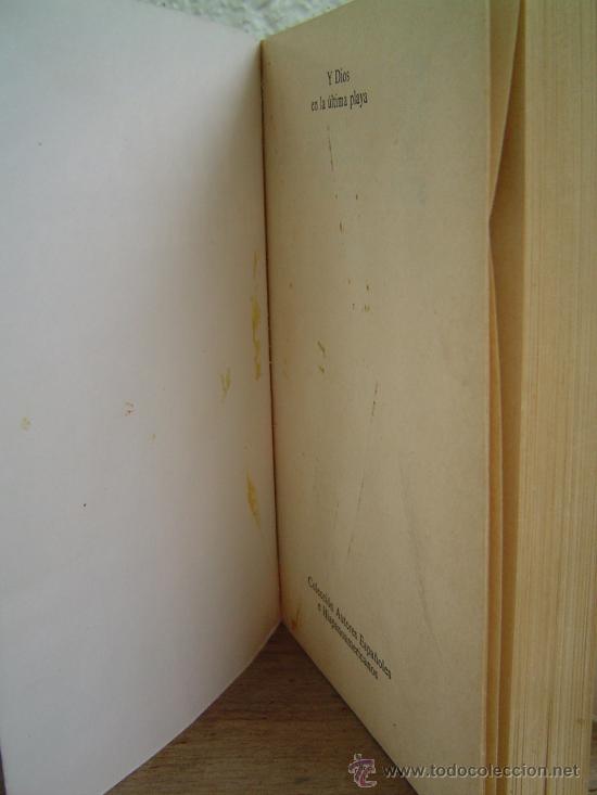 Libros de segunda mano: Y DIOS EN LA ULTIMA PLAYA CRISTOBAL ZARAGOZA PREMIO PLANETA 1981 - Foto 3