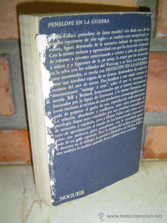 Libros de segunda mano: PENELOPE EN LA GUERRA ORIANA FALLACI - Foto 2
