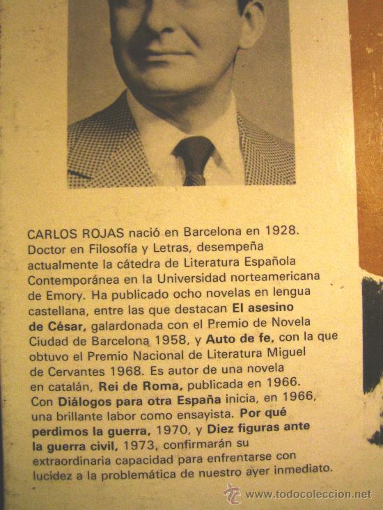 Libros de segunda mano: AZA&Ntilde;A, DE CARLOS ROJAS. PREMIO PLANETA 1973. - Foto 5