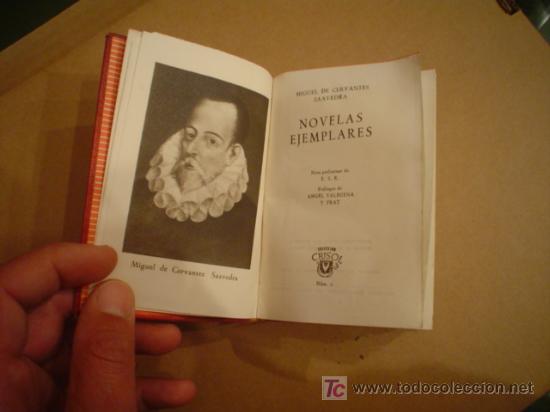 Libros de segunda mano: Miguel de Cervantes: NOVELAS EJEMPLARES ...... CRISOL N&ordm; 7 - Foto 2
