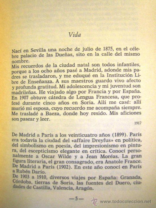 Libros de segunda mano: CAMPOS DE CASTILLA, ANTONIO MACHADO, 1969. - Foto 2