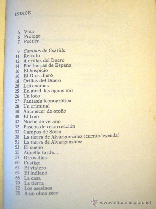 Libros de segunda mano: CAMPOS DE CASTILLA, ANTONIO MACHADO, 1969. - Foto 3