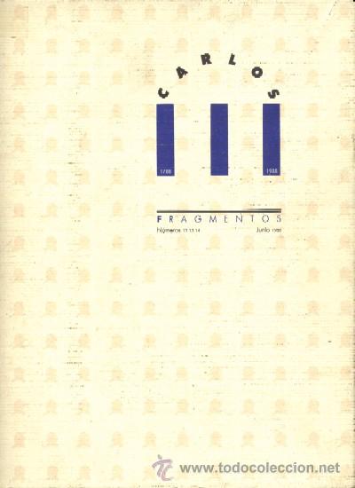 Libros de segunda mano: CARLOS III, FRAGMENTOS  (H-186) - Foto 1