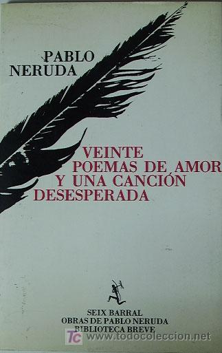 Libros de segunda mano: Veinte poemas de amor y una canci&oacute;n desesperada / PABLO NERUDA - Foto 1