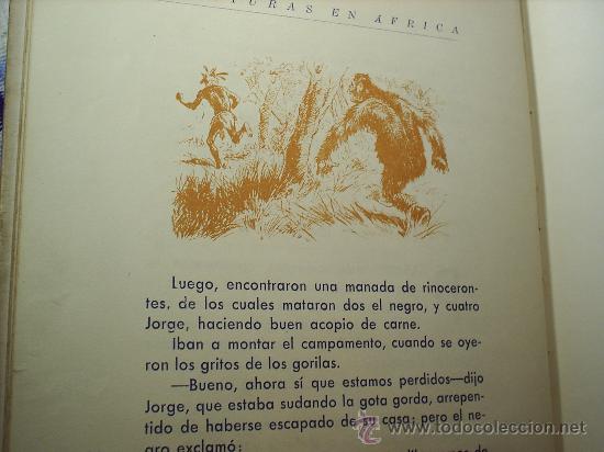 Libros de segunda mano: AVENTURAS EN AFRICA 1944--EDT.ARALUCE - Foto 3