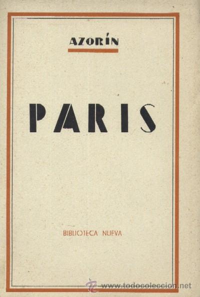Libros de segunda mano: PARIS. AZORIN (EN-33) - Foto 1