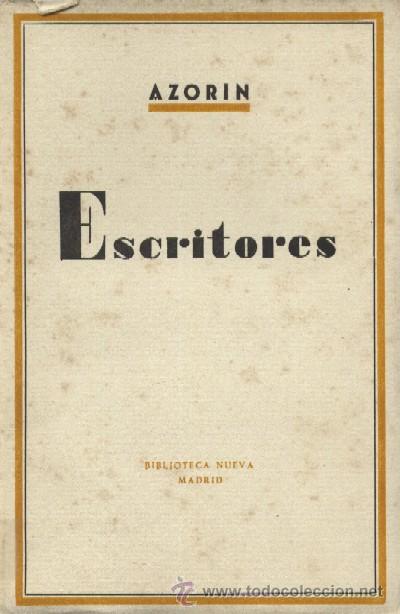 Libros de segunda mano: ESCRITORES. AZORIN (EN-34) - Foto 1