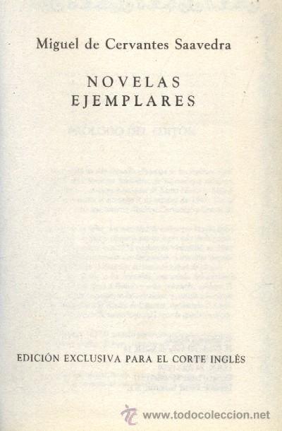 Libros de segunda mano: NOVELAS EJEMPLARES  (LC-4) - Foto 1