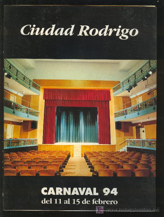 Libros de segunda mano: CIUDAD RODRIGO. CARNAVAL 1994. N&ordm; 15. CON DEDICATORIA. - Foto 1