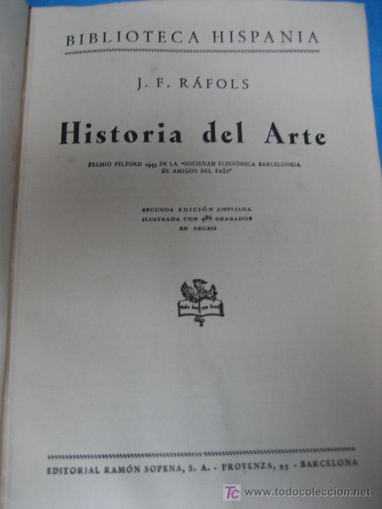 Libros de segunda mano: Historia del arte 1943 - Foto 2