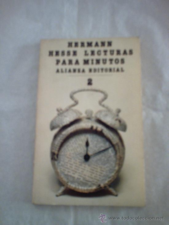 Libros de segunda mano: LECTURAS PARA MINUTOS DE HERMANN HESSE - Foto 1
