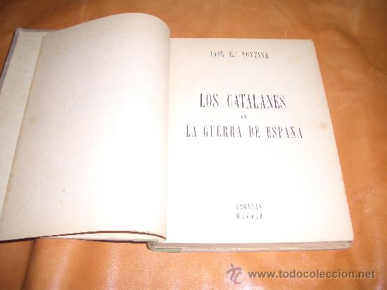Libros de segunda mano: LOS CATALANES EN LA GUERRA DE ESPA&Ntilde;A - Foto 1