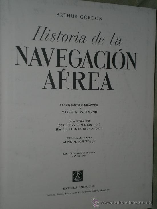 Libros de segunda mano: HISTORIA DE LA NAVEGACION AEREA. - Foto 2