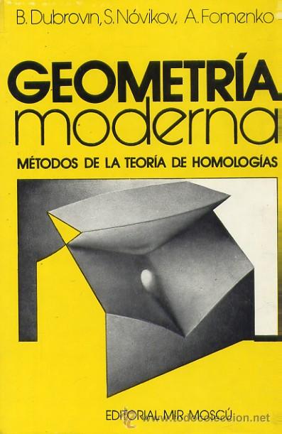 Libros de segunda mano: GEOMETRIA MODERNA (MA-26) - Foto 1