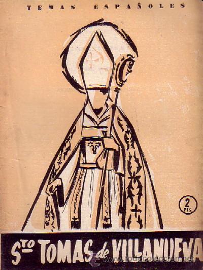 Libros de segunda mano: SANTO TOMAS DE VILLANUEVA  (A/ TESP- 125) - Foto 1