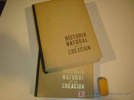 Libros de segunda mano: dos volumenes I y II historia natural de la creaci&oacute;n muy interesantes