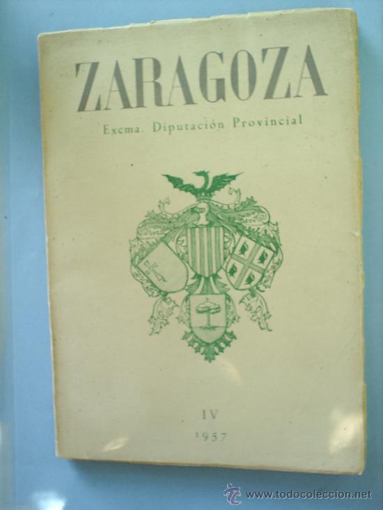 Libros de segunda mano: ZARAGOZA 1957 -EXCMA DIPUTACION PROVINCIAL - Foto 1