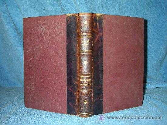 Libros de segunda mano: DICCIONARI ORTOGRAFIC - POMPEU FABRA - A&Ntilde;O 1937 EN PIEL. - Foto 1