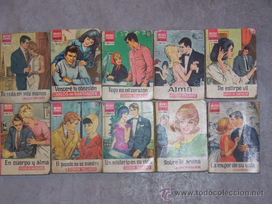 Libros de segunda mano: 10 MINI LIBROS BRUGUERA SERIE ROSA - Foto 1