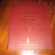 Libros de segunda mano: LIBRO REGISTRO DE HONORES Y DISTINCIONES EDITADO POR EL AYUNTAMIENTO DE OVIEDO 2002