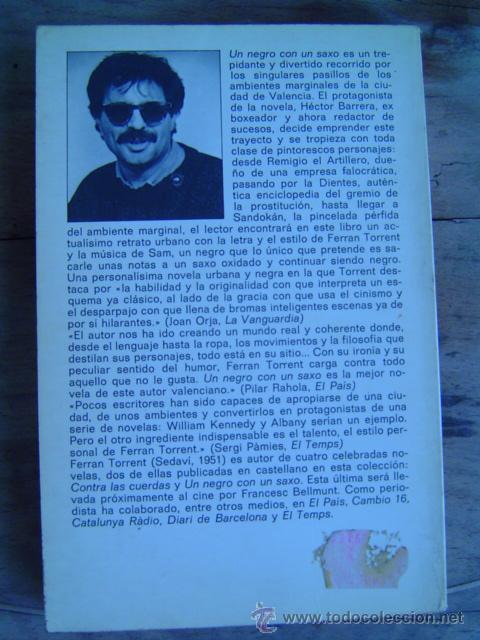 Libros de segunda mano: UN NEGRO CON UN SAXO FERRAN TORRENT - Foto 2
