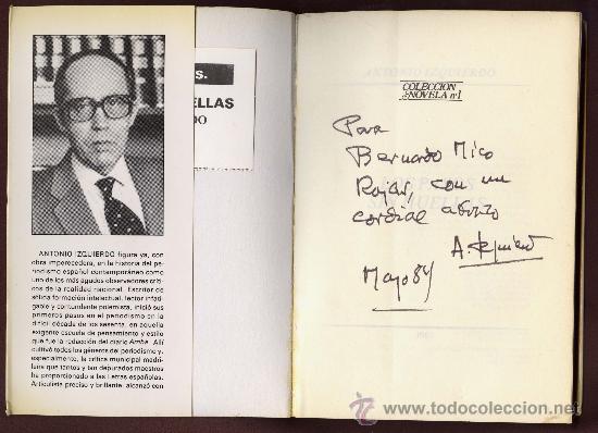 Libros de segunda mano: Los pasos sin huellas - Antonio Izquierdo - Con dedicatoria del autor. - Foto 2