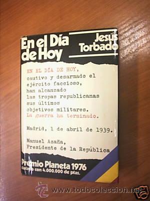 Libros de segunda mano: EN EL DIA DE HOY. JESUS TORBADO. 1&ordf; ED.1976. L6492 - Foto 1